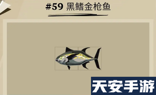黑鳍金枪鱼位置介绍